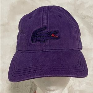 Vintage Lacoste Purple cap